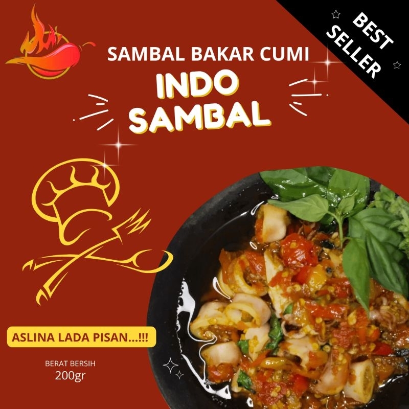 

SAMBAL BAKAR CUMI indo_sambal 200gr