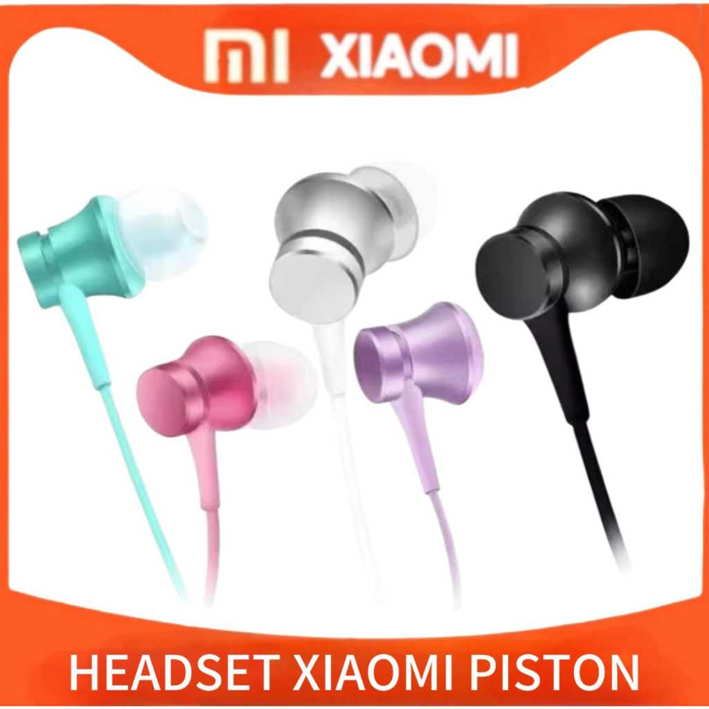 Xiaomi Headset Piston Fresh Edition Original Earphone Kabel Handsfree Xiomi Full Bass Hanset Handset