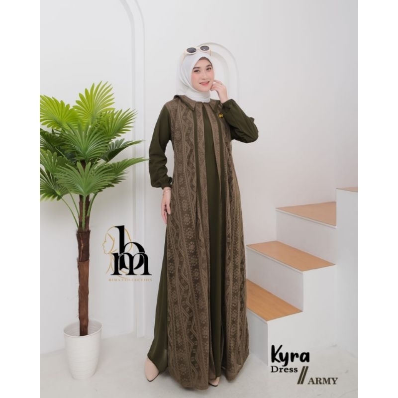 GAMIS BURKAT KYRA DAN KANAYA ORIGINAL BY BM syari burkat terbaru renda bridesmaid pesta gaun kondang