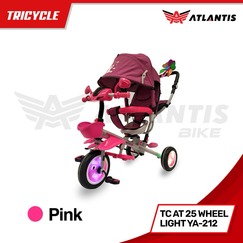 Sepeda Anak Atlantis Tricycle AT 25 Roda Nyala Ya-212