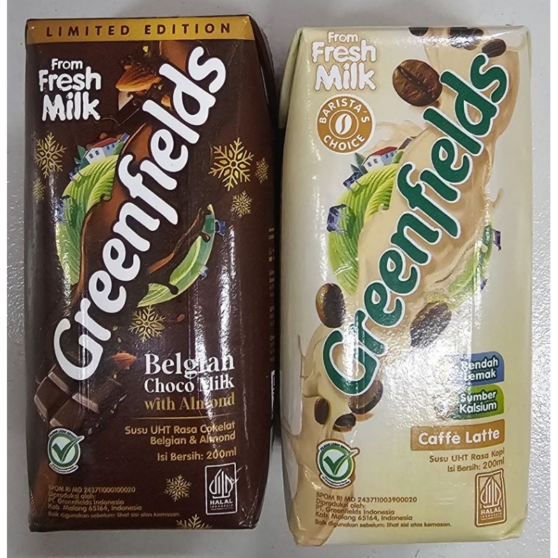 

Greenfields Uht Belgian Choco&Cafe Latte 200ml - Limited Edisi