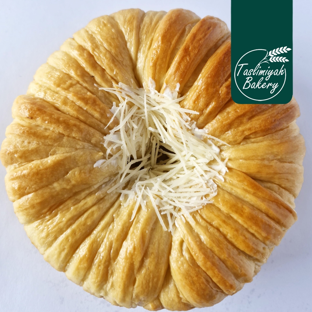 

Cheese bread / roti isi & topping keju lumer ukuran BIG - Taslimiyah Bakery