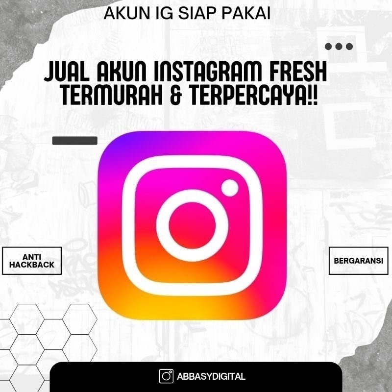 IG TIDAK ADA TULISAN BARU NEW AKUN IG FRESH TIDAK ADA TULISAN BARU IG FRESH TERMURAH AKUN IG MURAH A