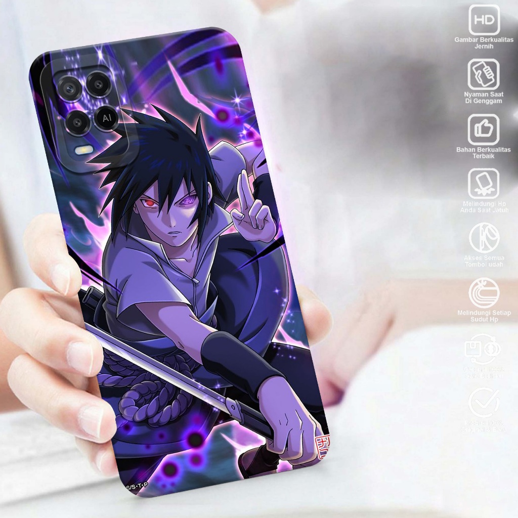Case Hp Oppo A54 - Casing Hp Oppo A54 - Softcase Oppo A54 Motif NARUTO - Case Oppo A54 - Case Hp - S