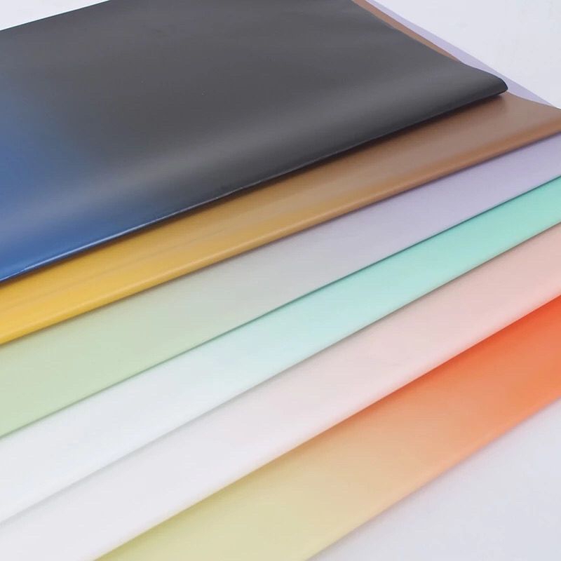 

1pack isi 20lembar/flower wrapping bi colour white/cellophane waterproof kertas bunga buket