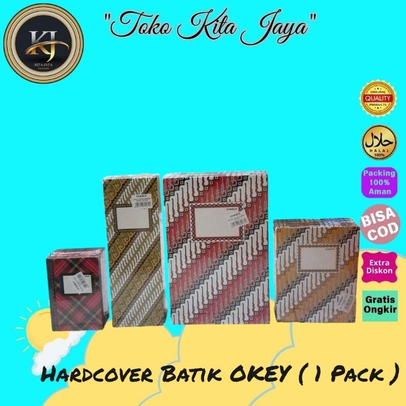 

Hardcover OKEY ( 1 Pack isi 5 )