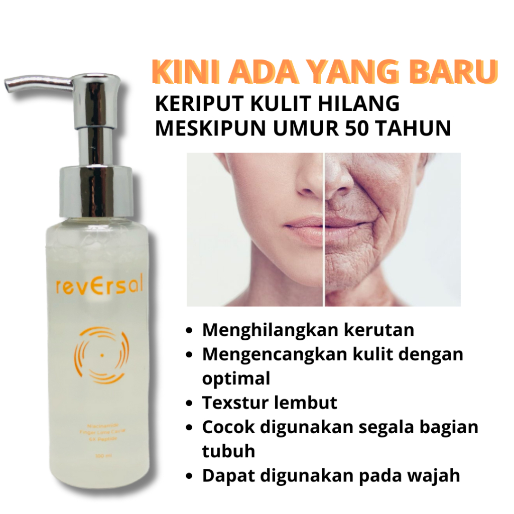 Reversal Skin Wash Untuk Kulit Keriput, Krim Tangan Keriput, Kulit Kasar, Kulit Kusam Sudah BPOM | c