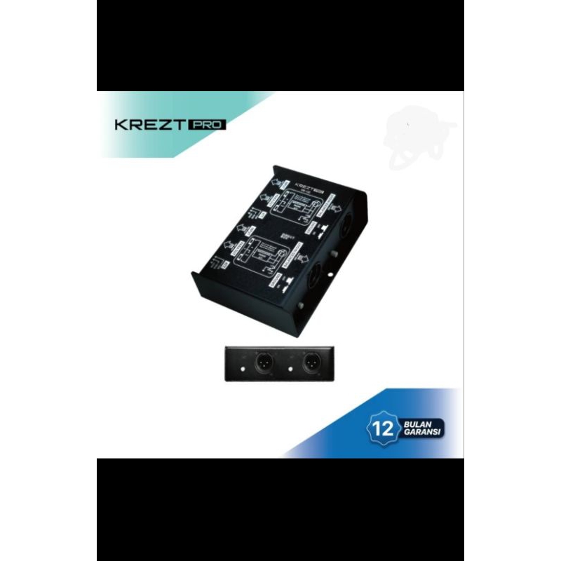 Direct Box Krezt PRO DB-02 Passive Stereo DI Box Pasif