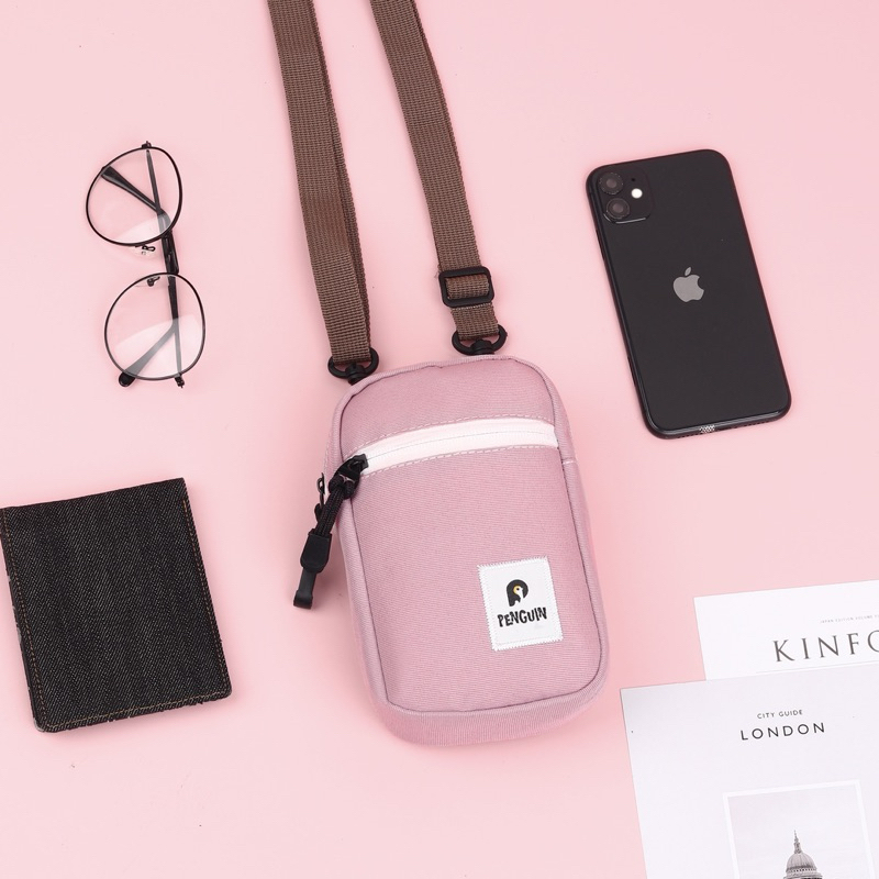 Arhope.co - Tas Selempang Pria Wanita Kecil Terbaru Tas Hp Kantong Kecil Hanging Sling Phone Sling B