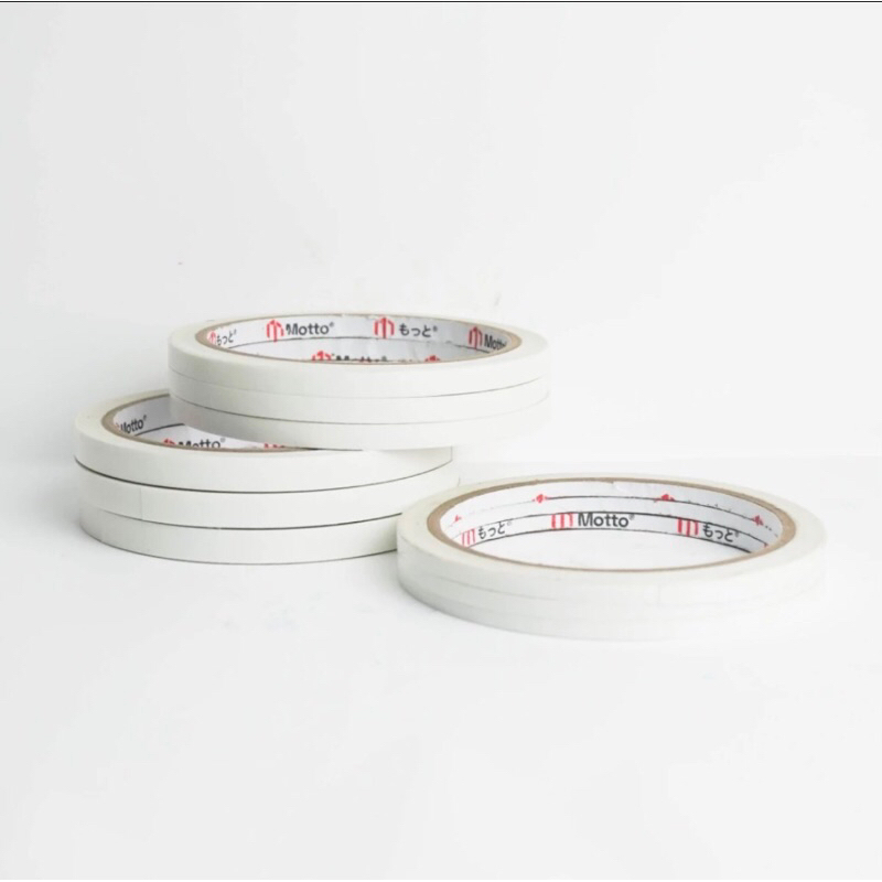 

DOUBLE TAPE KERTAS 4MM X 10 METER -1pcs ( satuan )