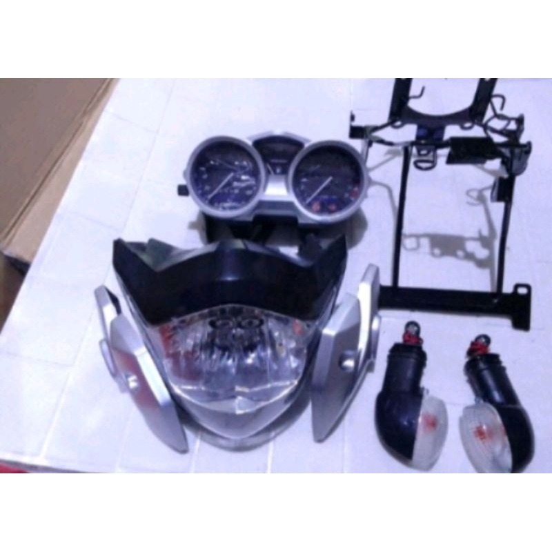 Paket Komplit Reflektor Lampu Depan Vixion Old Spidometer Kilometer Vixion Old Kupingan Lampu Sen Re