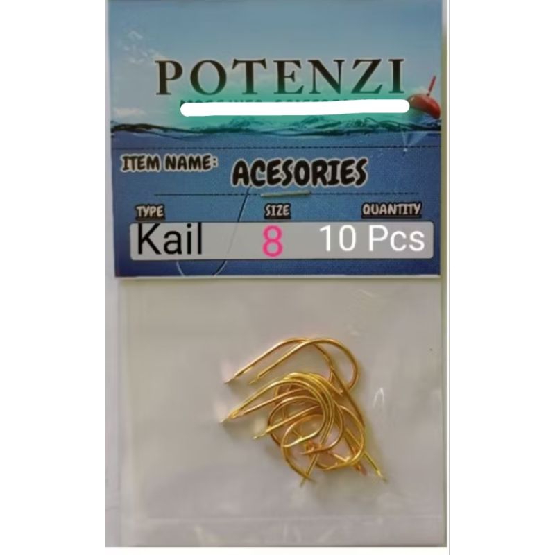 Kail Pancing Warna Emas