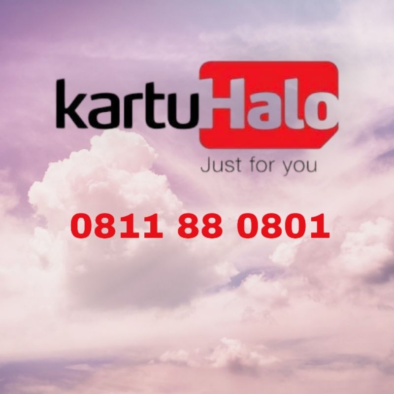 KARTU HALO 10 DIGIT CANTIK MINIMALIS