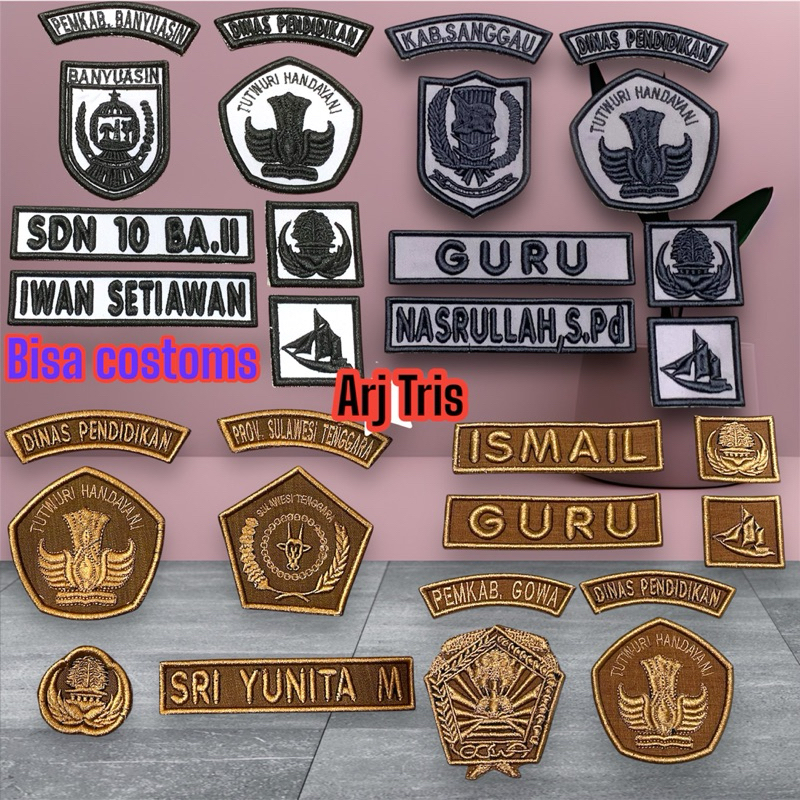 Dinas Pendidikan | Guru Sekolah | Pengajar | Bordir Timbul