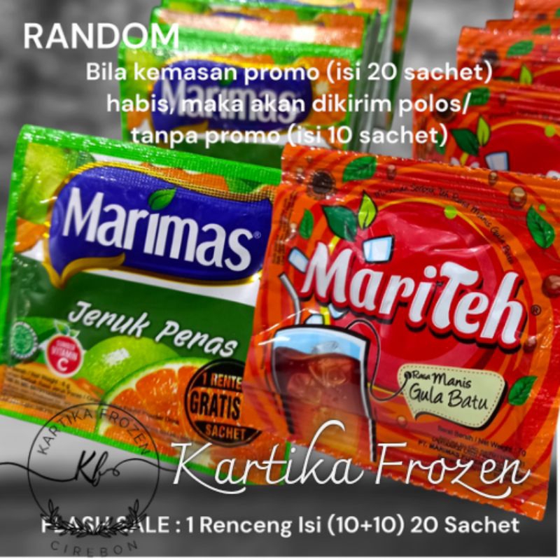 

MARIMAS SERBUK MINUMAN INSTANT Renceng (10 Sachet x 8 Gram)