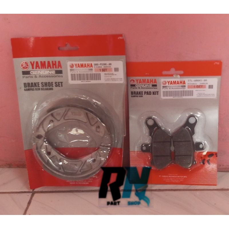 PAKET KAMPAS REM ORIGINAL YAMAHA MIO SMILE. SPORTY