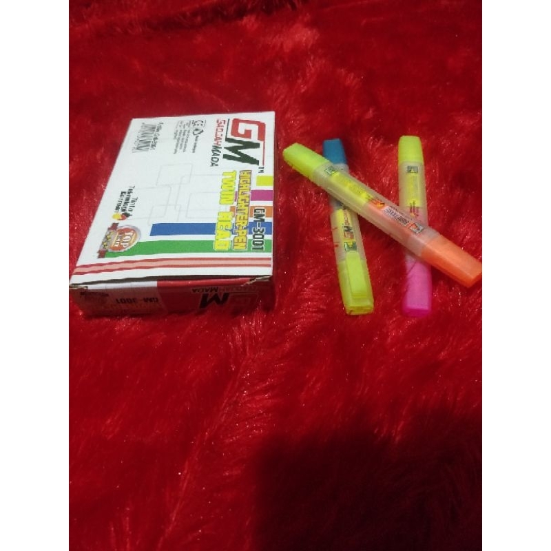 

CUCI GUDANG Stabilo twin head GM 3001 isi 12/pack