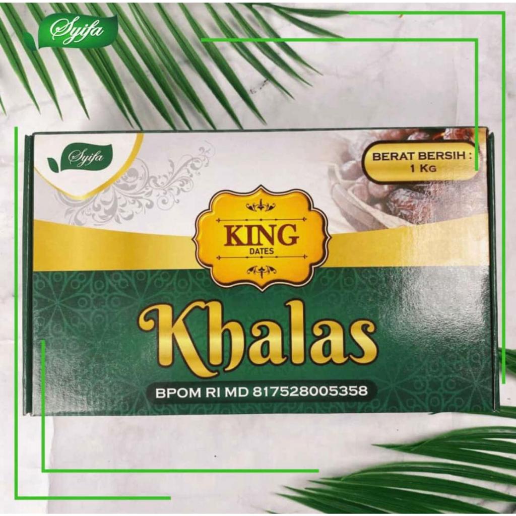 

KURMA KHALAS BOX 1KG PREMIUM Korma Kholas Emirate Selected Dates Halas Holas Dus King Amira