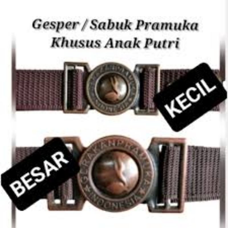 sabuk pramuka putri-hesper pramuka-sabuk pramuka