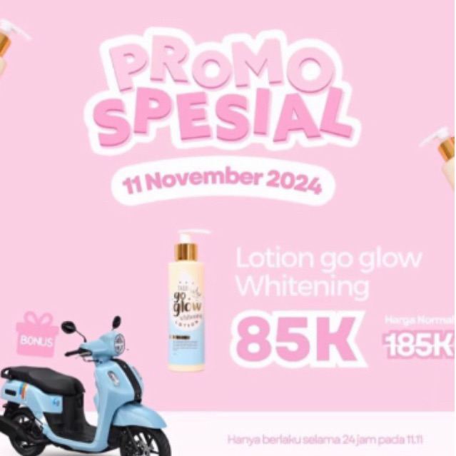 GO GLOW WHITENING LOTION 200gr