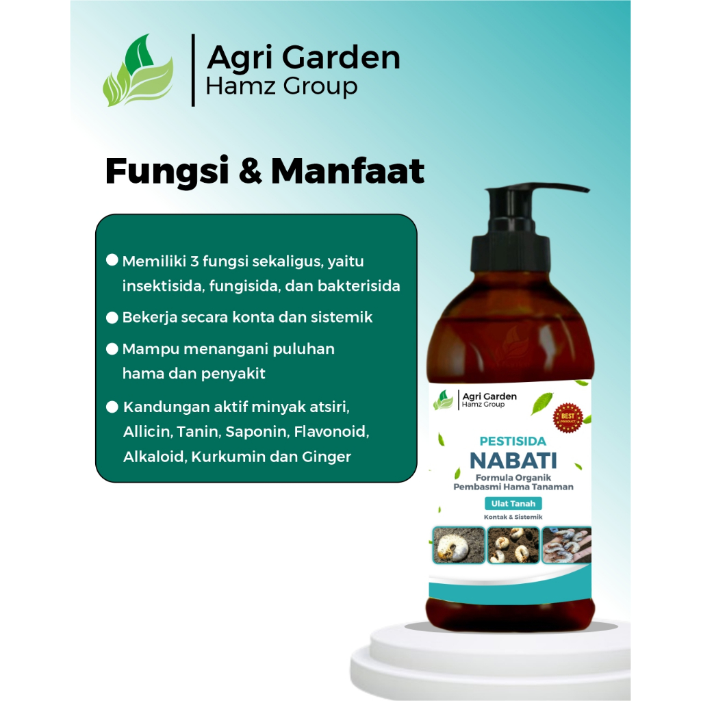 AGRI - PESTISIDA NABATI UNTUK ULAT TANAH AMPUH 1000ML