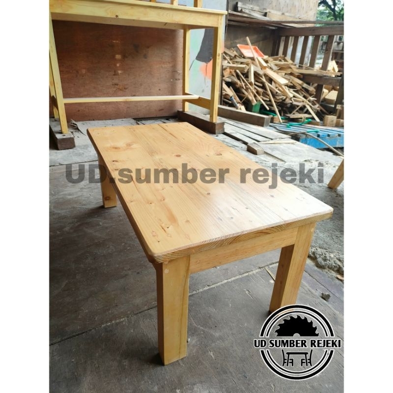 meja lesehan ukuran 80 x 40 x75
