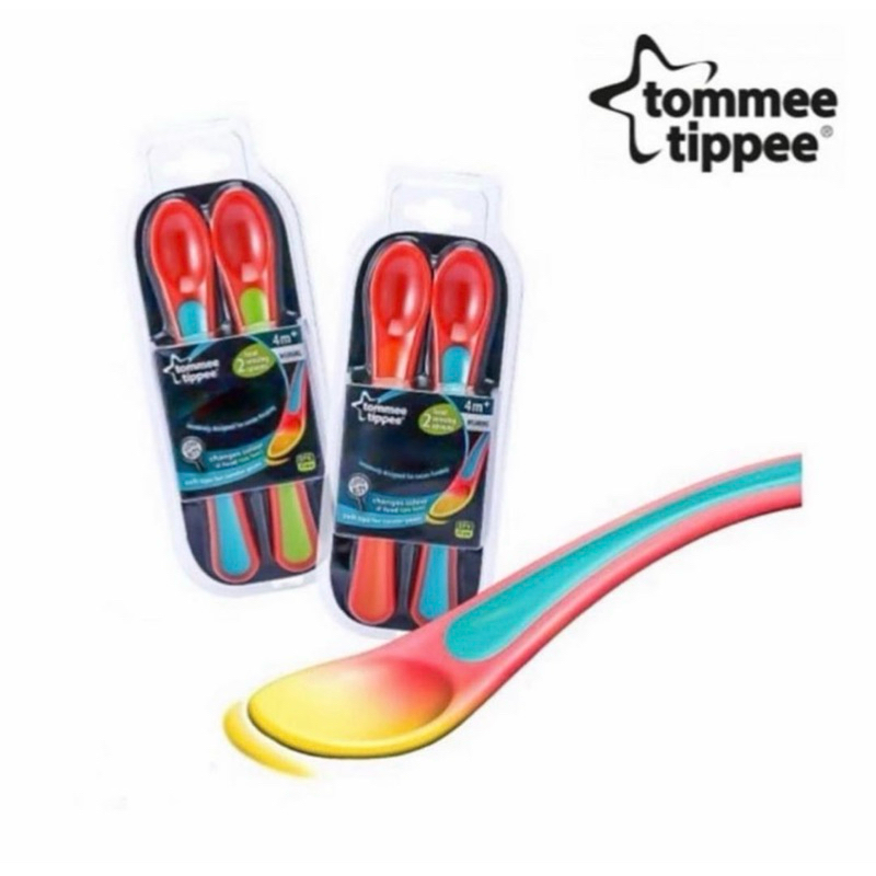 TOMMEE TIPPEE HEAT SENSOR SPOON/ SENDOK BAYI / SENDOK TOMMEE TIPPEE SENSOR