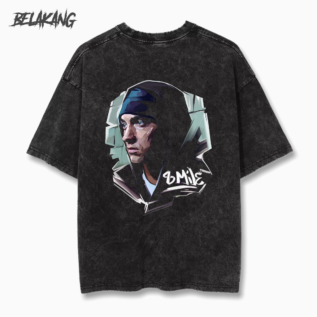 Fiego "EMINEM 8 MILE" | Premium Oversize T-Shirt | Stone Wash