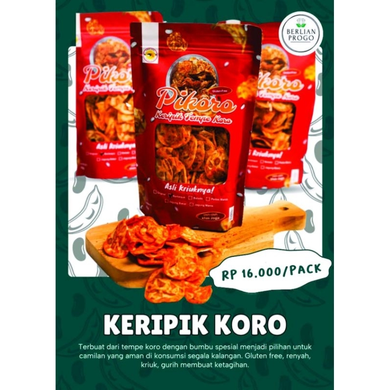 

Keripik Tempe Koro "Pikoro" Renyah Gurih Crispy Asli kriuknya