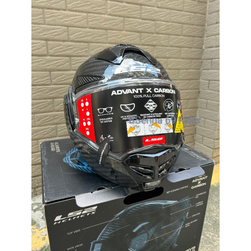 helm Ls2 advant-X carbon fiber