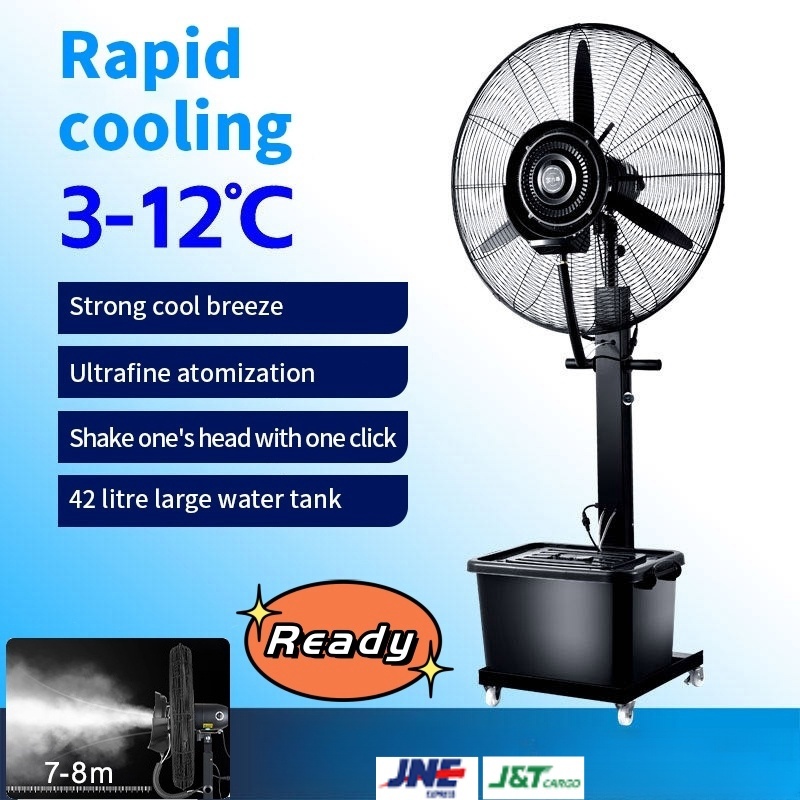 Kipas Angin Embun 26/30 inch /Mist Fan / kipas angin air cooler / Kipas Angin Berdiri / Kipas  Angin