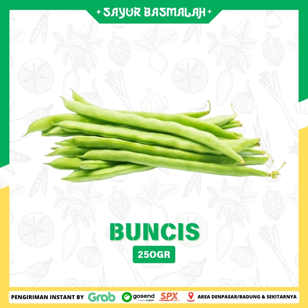 

Buncis 250gr - Sayur Basmalah