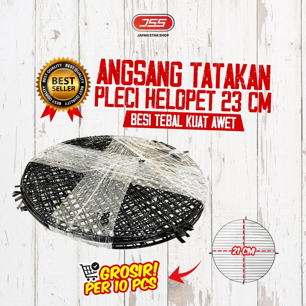 Angsang Tatakan Kandang Alas sangkar Pleci Helopet 21 cm ( 1 Pack )