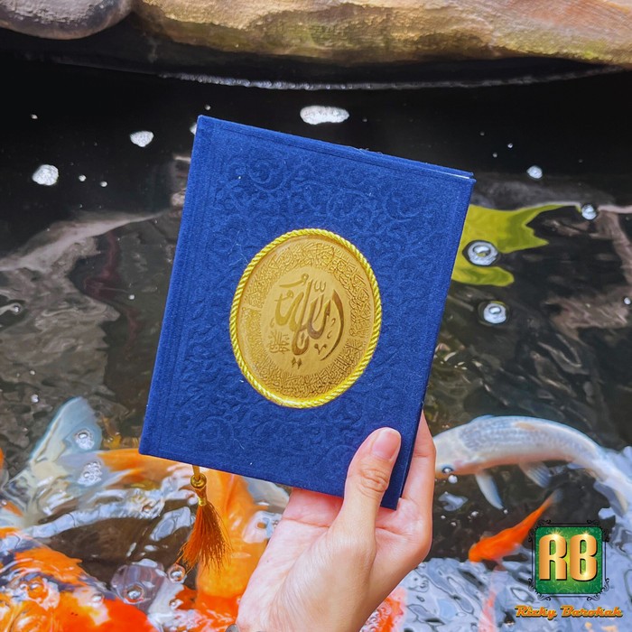 Cetak Buku Yasin Hardcover Bludru isi 224 halaman Bahan Matepapper