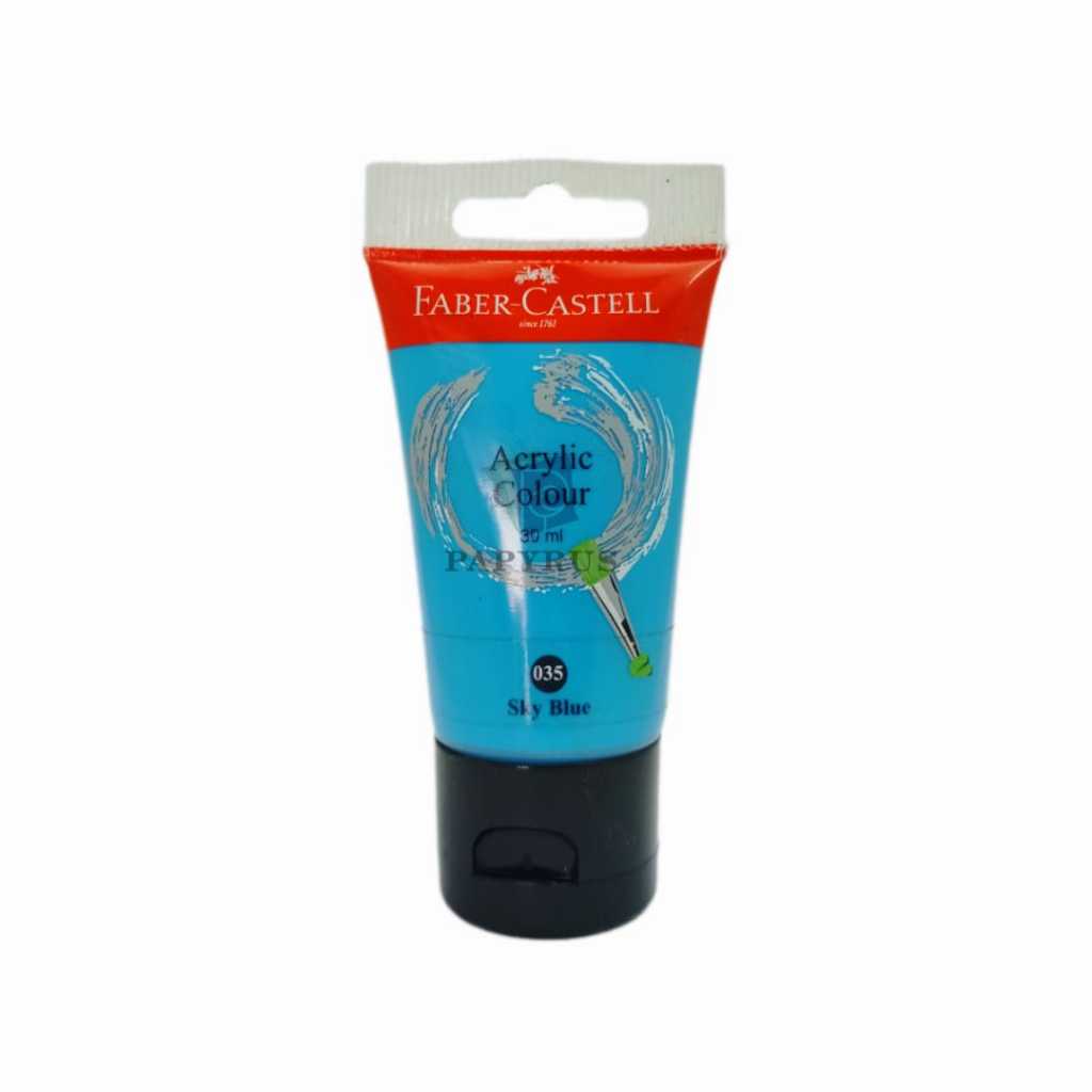 

CAT ACRYLIC / CAT AKRILIK / ACRYLIC PAINT FABER CASTELL 30ML SKY BLUE
