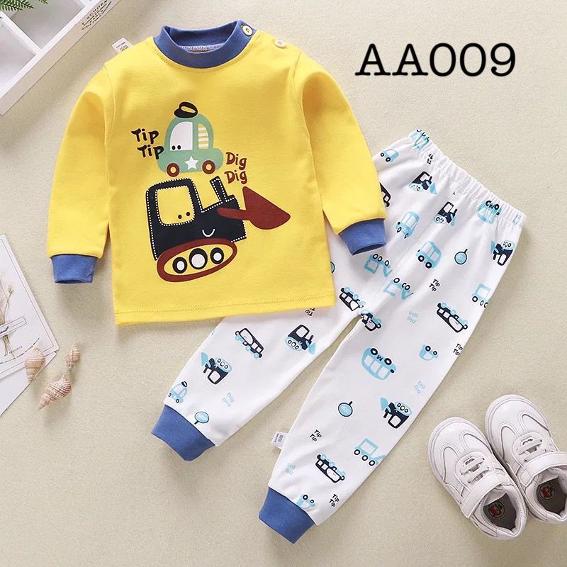 KIDZ BALI - SETELAN PIYAMA ANAK BAJU TIDUR ANAK LAKI LAKI PEREMPUAN IMPORT