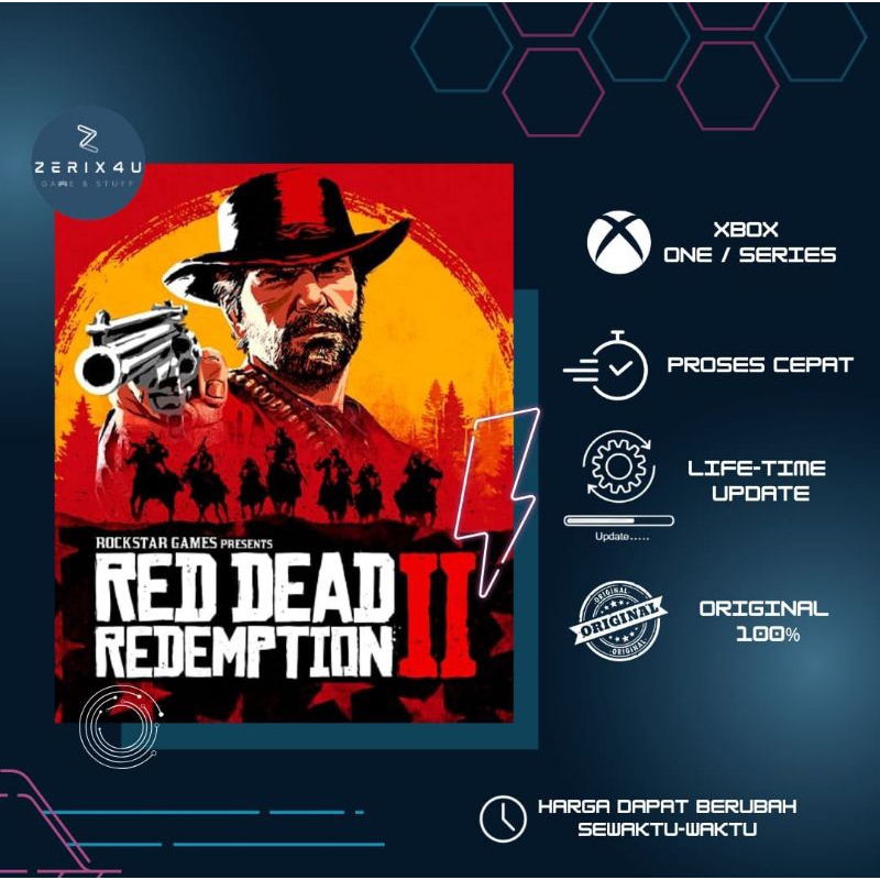 RED DEAD REDEMPTION 2 XBOX ONE / SERIES S|X ORIGINAL RDR 2 RED DEAD REDEMPTION II RDR II