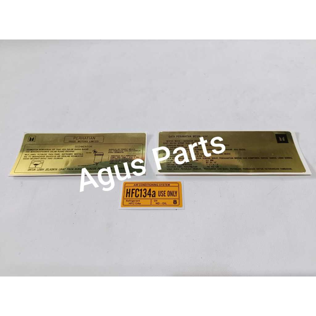 Isuzu Stiker Kap Mesin Panther Grand Royal-New Royal-Hi Sporty Tahun 1996-2000 (3)