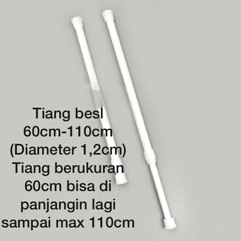 Pipa Tiang Fleksibel Gorden Kolong Dapur Plastik