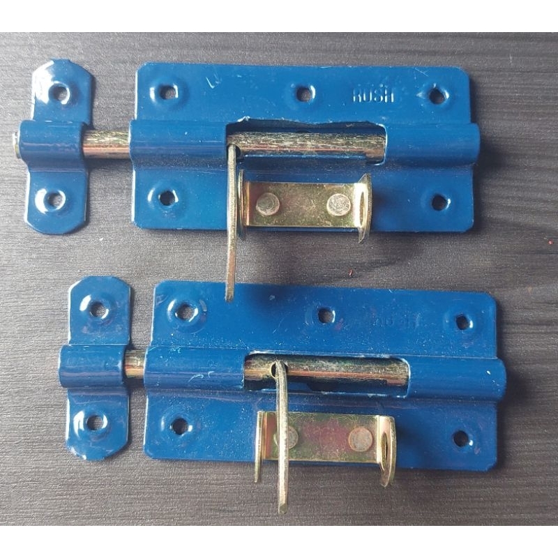 Grendel Plat Biru Merk Rush