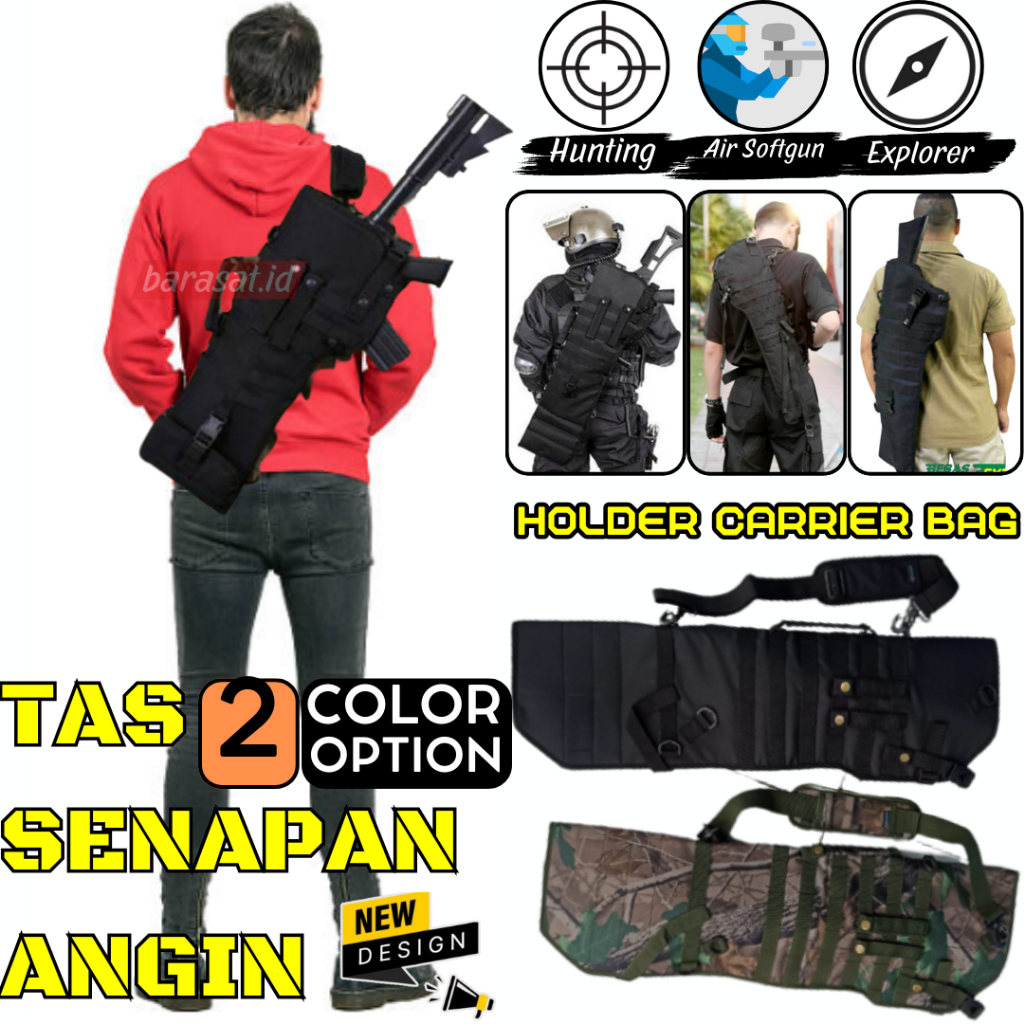 Tas PCP Benjamin Marauder Camo Sarung Kantong Sanapan Angin Airsotgan Untuk Semua Jenis dan Merk