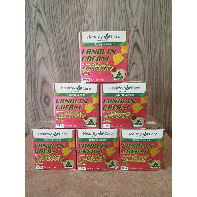 Lanolin Cream with Evening Primrose Oil, Healthy Care from Australia