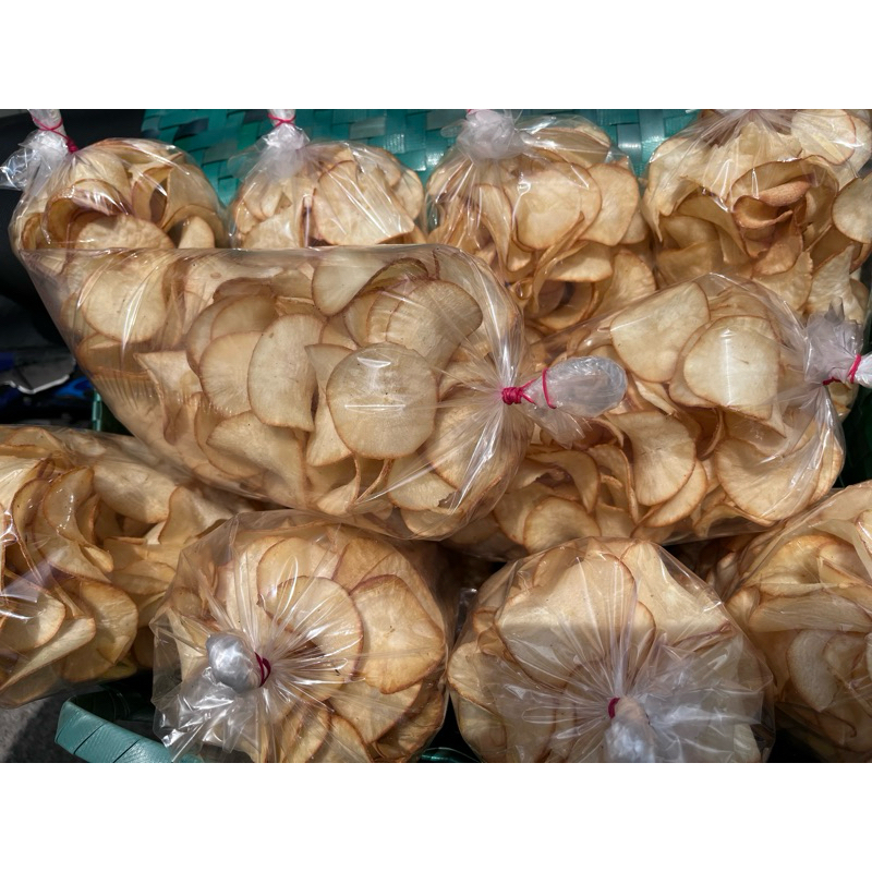 

KERIPIK UBI ORIGINAL, GARING, RAPUH, KRIPIK SINGKONG, KRIPIK UBI 250 gram bungkus besar