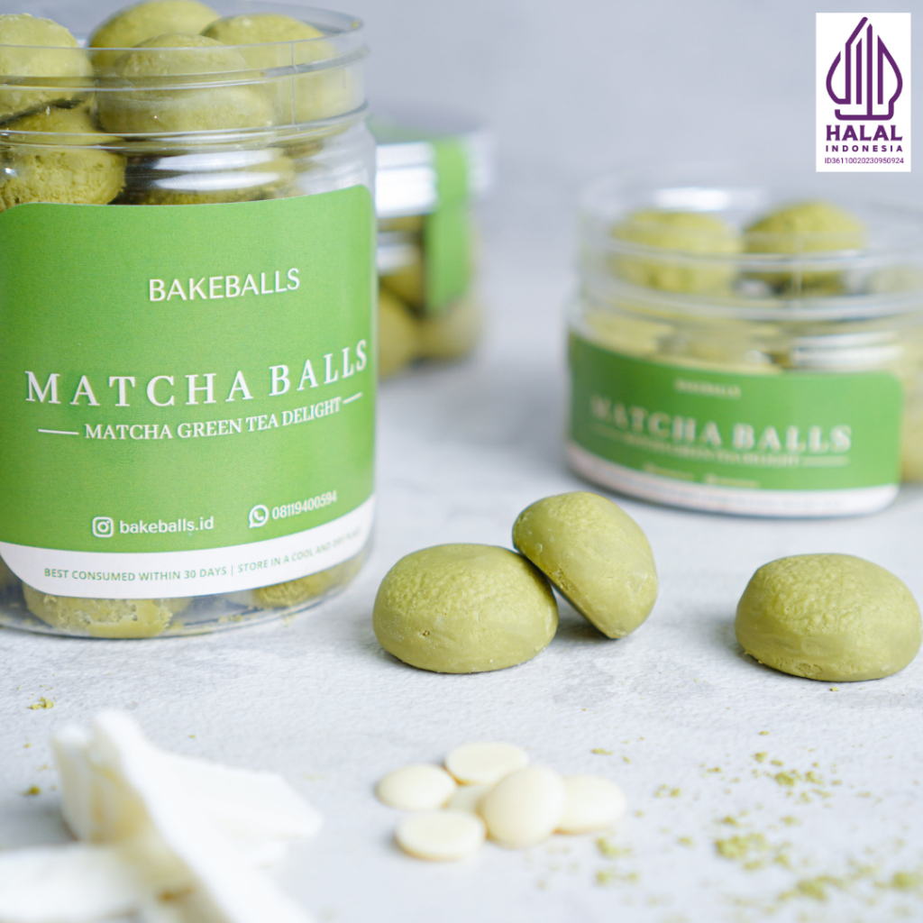 

Matcha Balls | Green Tea Cookies by Bakeballs | Kue Kering Halal, Tanpa Telur, Rendah Gula