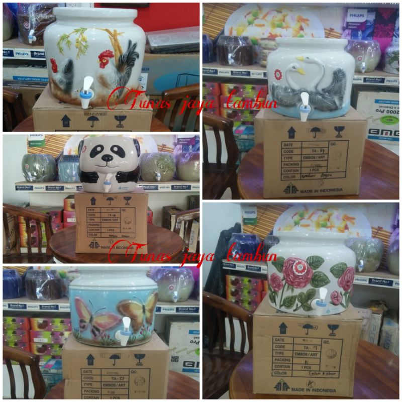 GUCI GALON KERAMIK EMBOS / GUCI KERAMIK TRISENSA