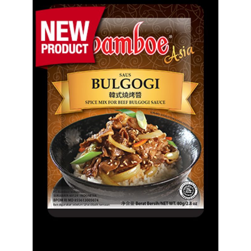 

Bumbu Bamboe Asia All Varian Bulgogi Tomyum Asam Manis Teriyaki