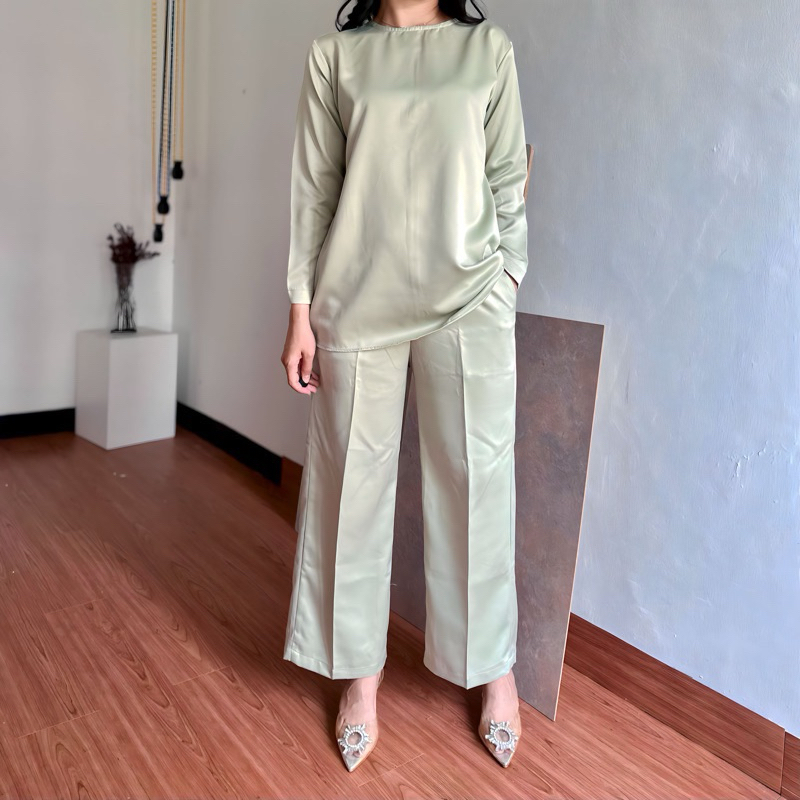 zumaru inner hijab & culottes pants