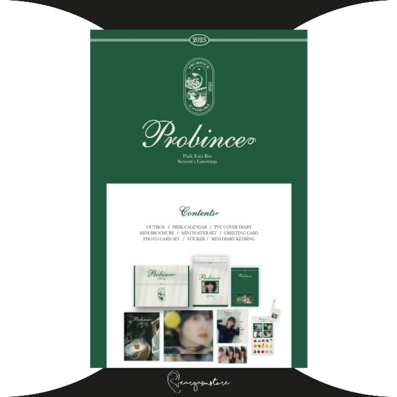PARK EUNBIN / EUN BIN - 2025 SEASON’S GREETINGS [PROBINCE] (NAMOO SHOP)