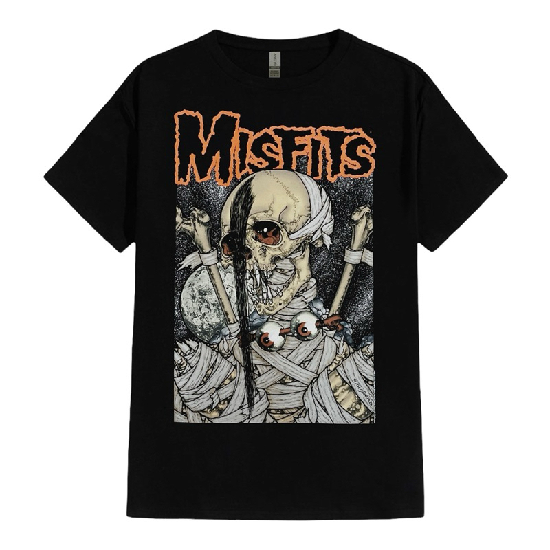 T-SHIRT / KAOS BAND OFFICIAL MISFITS - PUSHEAD VAMPIRE