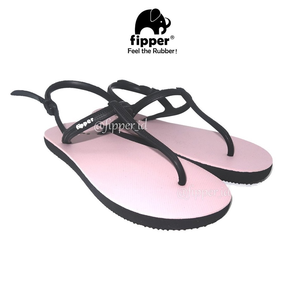 KODE N65F Sandal Fipper Strappy Original for WomanLadies  Pink RoseBlack